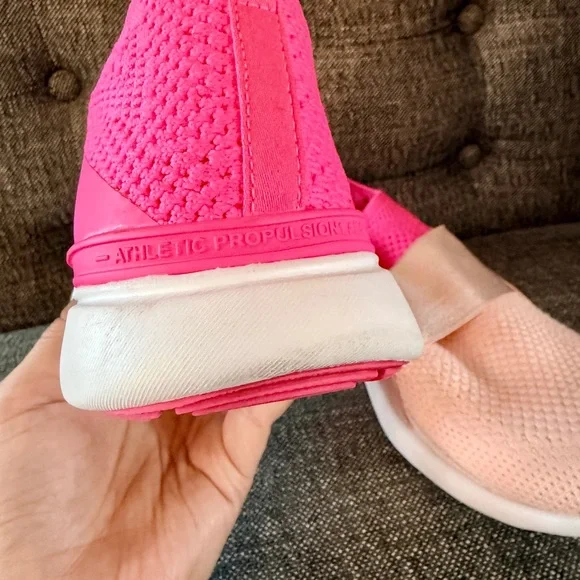 Free People APL Techloom Bliss Sneaker Mesh Pink Rose Dust size 8.5 - Picture 7 of 12